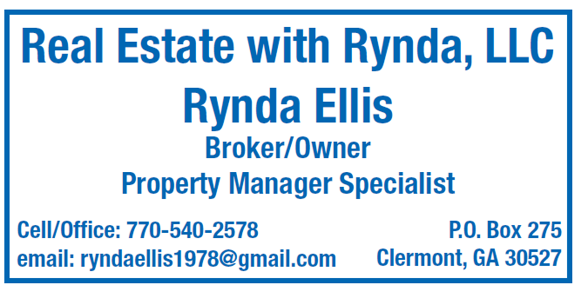 Real Estate with Rynda, LLC