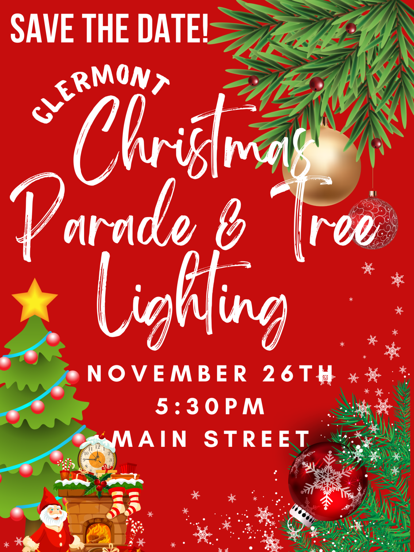 Christmas Parade and Tree Lighting Town of Clermont, GA