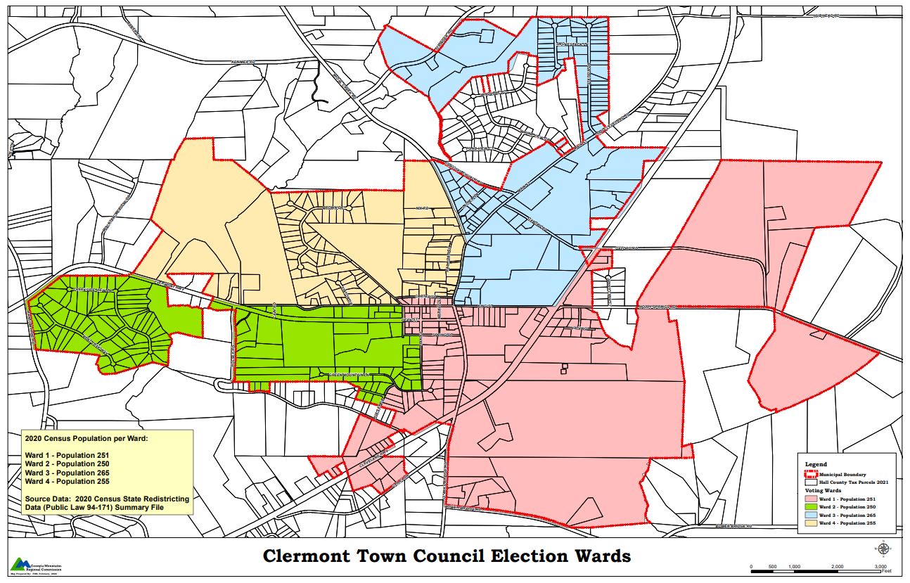 Town Ward Map